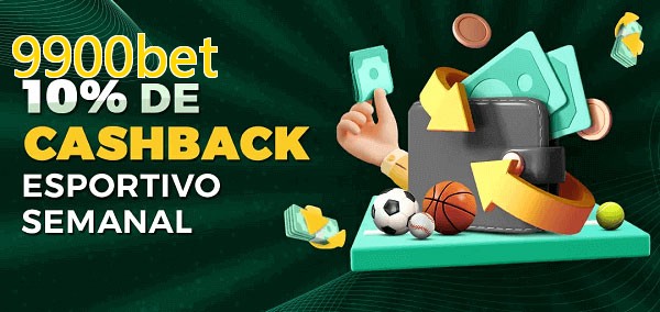 10% de bônus de cashback na 9900bet