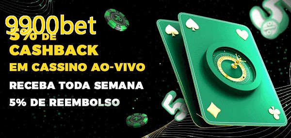 Promoções do cassino ao Vivo 9900bet